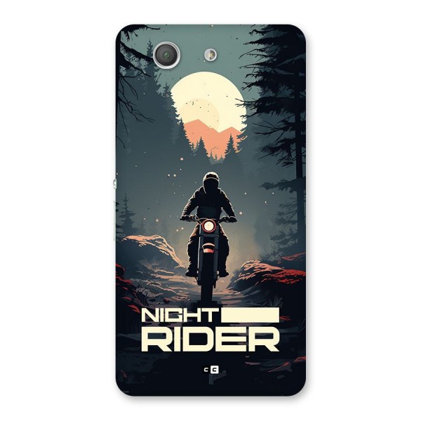 Night Rider Back Case for Xperia Z3 Compact