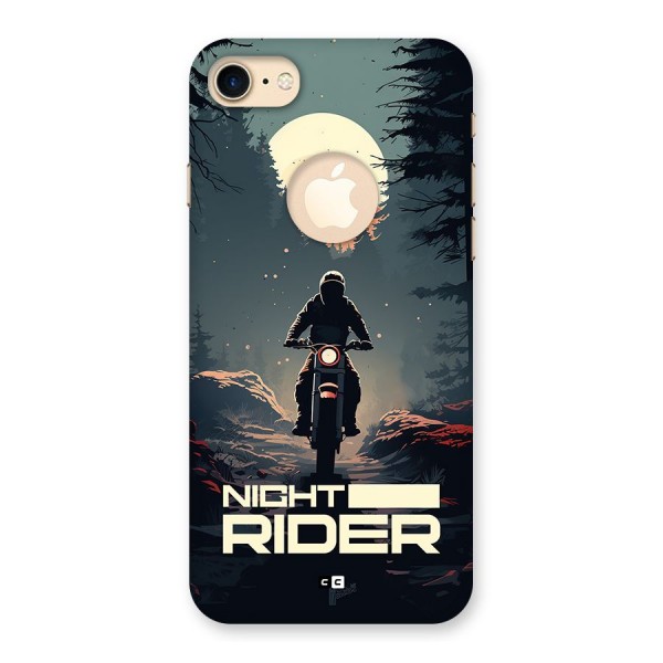 Night Rider Back Case for iPhone 8 Logo Cut