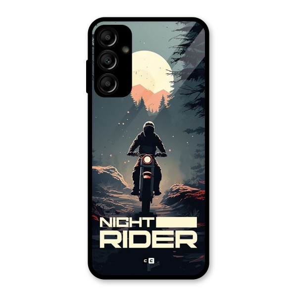 Night Rider Glass Back Case for Galaxy A14 5G