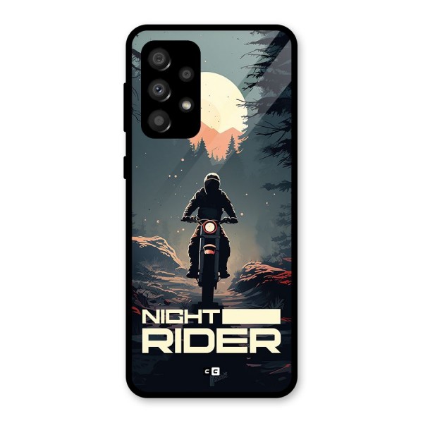 Night Rider Glass Back Case for Galaxy A32