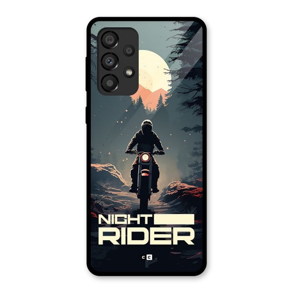 Night Rider Glass Back Case for Galaxy A33 5G