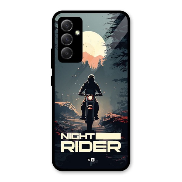 Night Rider Glass Back Case for Galaxy A34