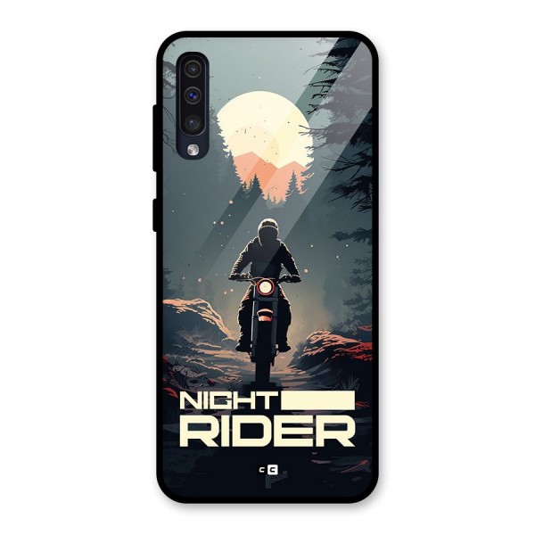 Night Rider Glass Back Case for Galaxy A50s