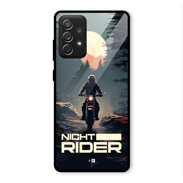 Night Rider Glass Back Case for Galaxy A72