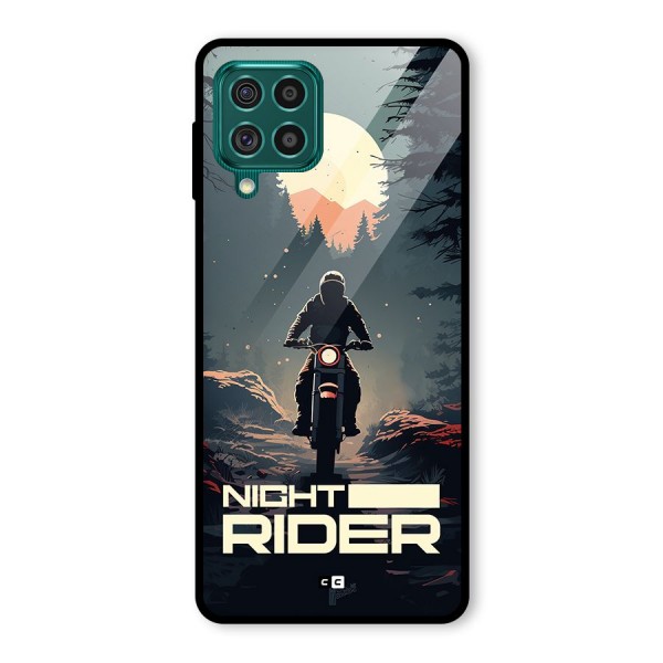 Night Rider Glass Back Case for Galaxy F62