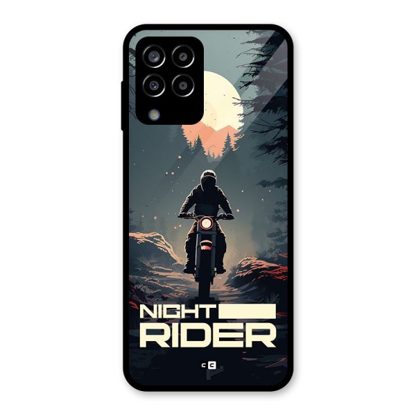 Night Rider Glass Back Case for Galaxy M33