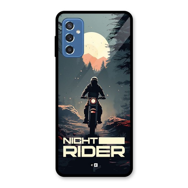 Night Rider Glass Back Case for Galaxy M52 5G