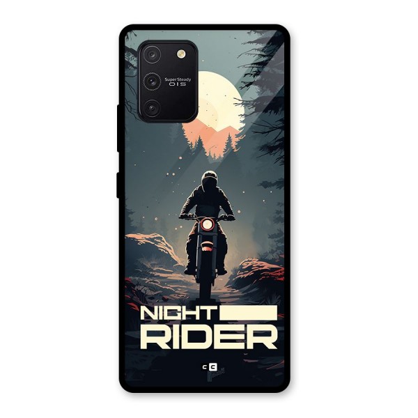 Night Rider Glass Back Case for Galaxy S10 Lite