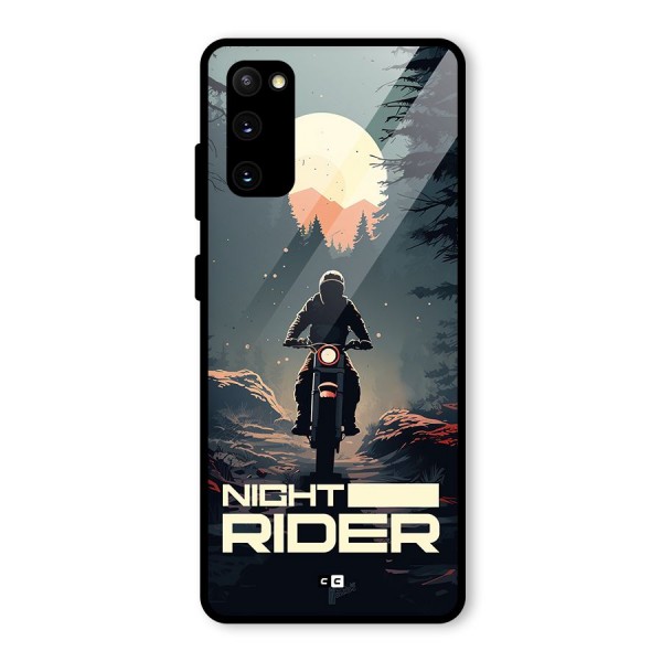 Night Rider Glass Back Case for Galaxy S20 FE 5G