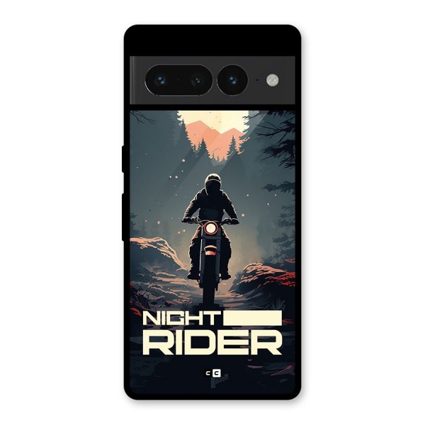 Night Rider Glass Back Case for Google Pixel 7 Pro