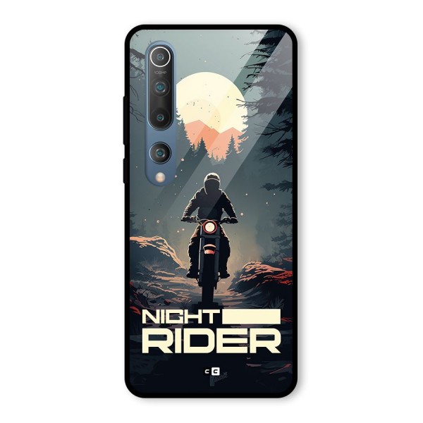 Night Rider Glass Back Case for Mi 10