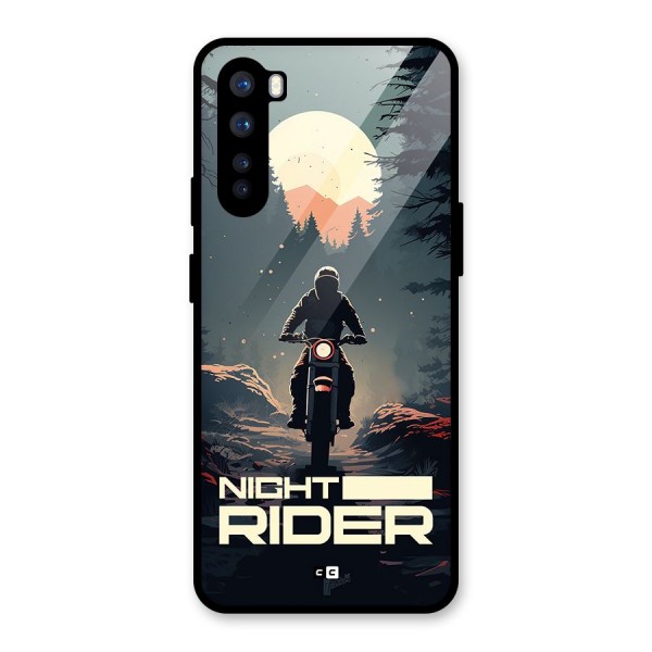 Night Rider Glass Back Case for OnePlus Nord