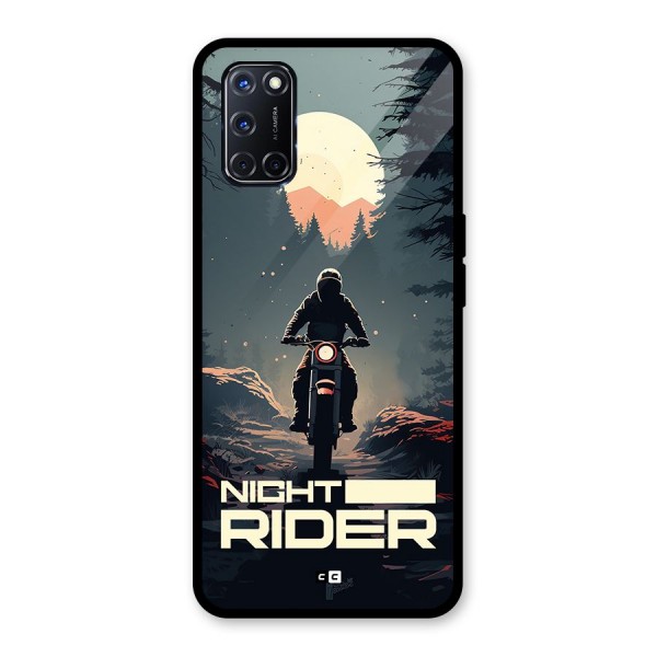 Night Rider Glass Back Case for Oppo A52