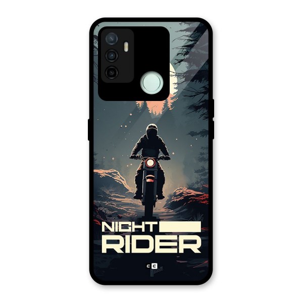 Night Rider Glass Back Case for Oppo A53