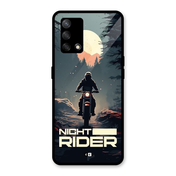 Night Rider Glass Back Case for Oppo F19