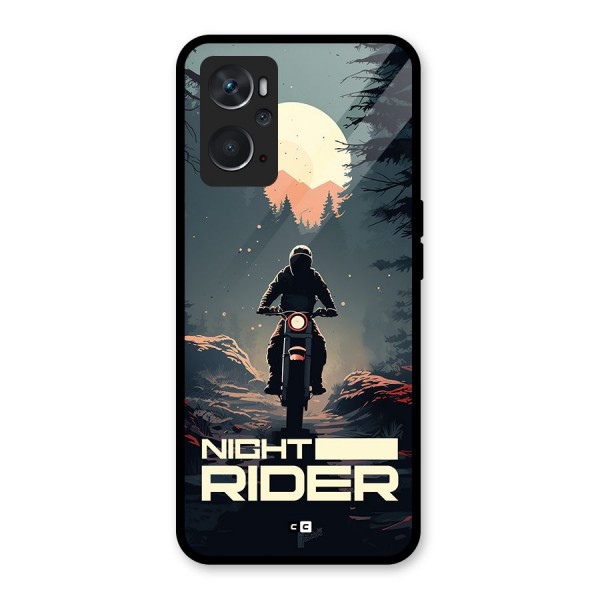 Night Rider Glass Back Case for Oppo K10 4G