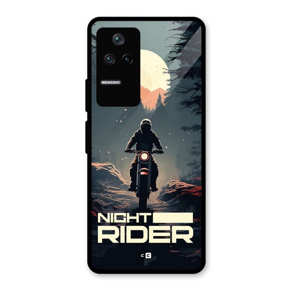 Night Rider Glass Back Case for Poco F4 5G