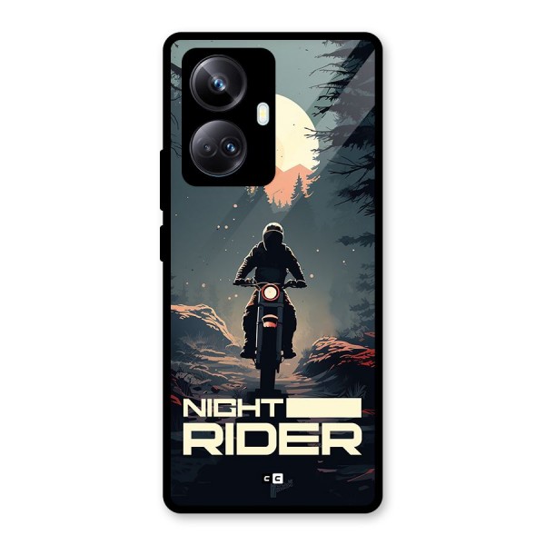 Night Rider Glass Back Case for Realme 10 Pro Plus