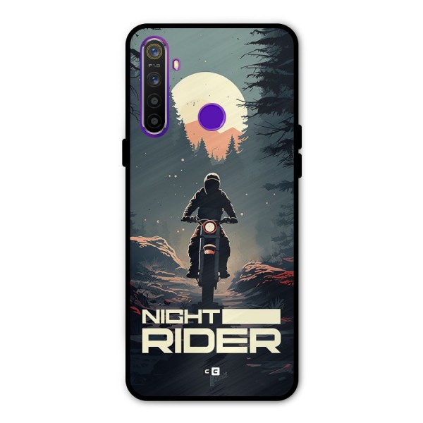 Night Rider Glass Back Case for Realme 5s