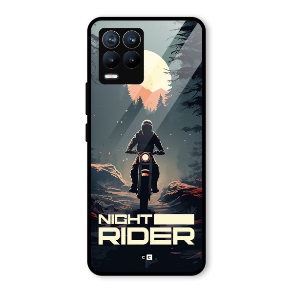 Night Rider Glass Back Case for Realme 8