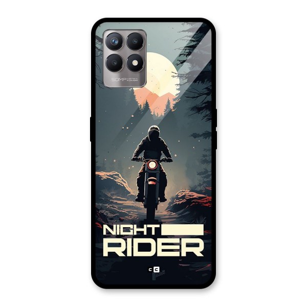 Night Rider Glass Back Case for Realme 8i