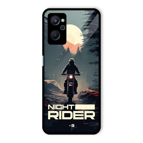 Night Rider Glass Back Case for Realme 9i