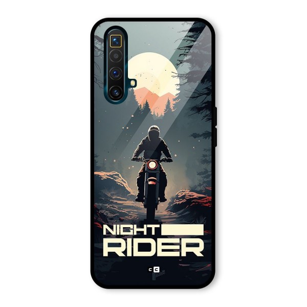 Night Rider Glass Back Case for Realme X3