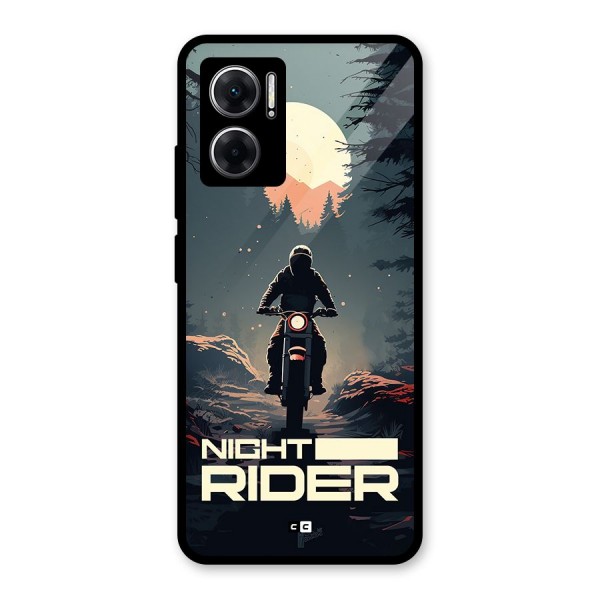 Night Rider Glass Back Case for Redmi 11 Prime 5G