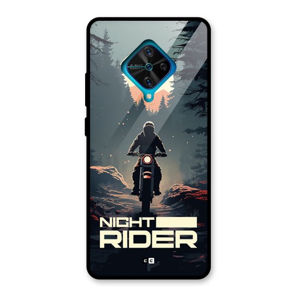 Night Rider Glass Back Case for Vivo S1 Pro