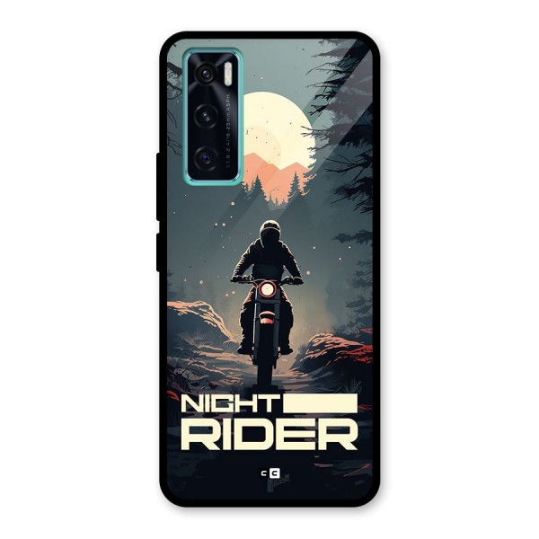 Night Rider Glass Back Case for Vivo V20 SE