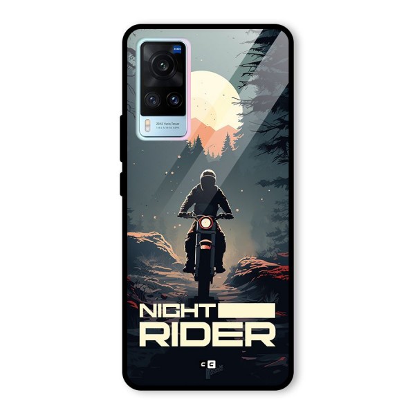 Night Rider Glass Back Case for Vivo X60