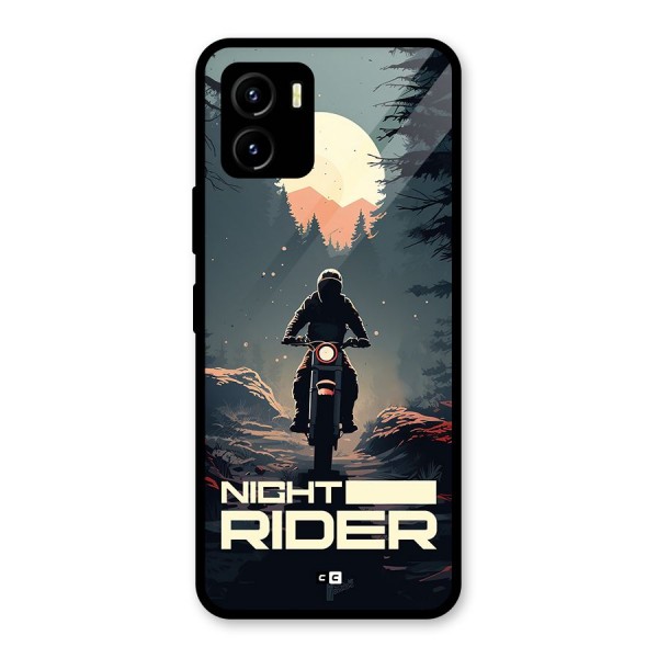 Night Rider Glass Back Case for Vivo Y15s