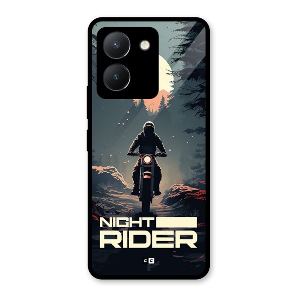 Night Rider Glass Back Case for Vivo Y36