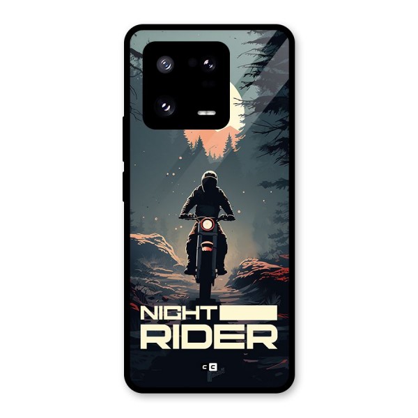 Night Rider Glass Back Case for Xiaomi 13 Pro