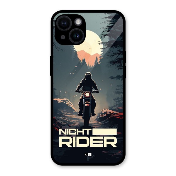 Night Rider Glass Back Case for iPhone 14