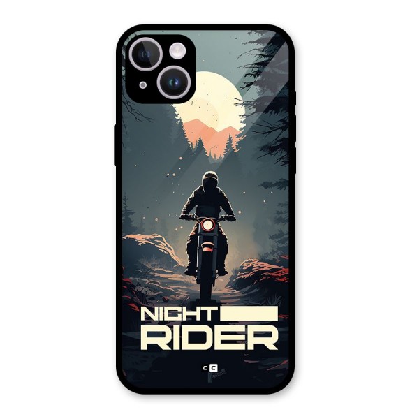 Night Rider Glass Back Case for iPhone 14 Plus