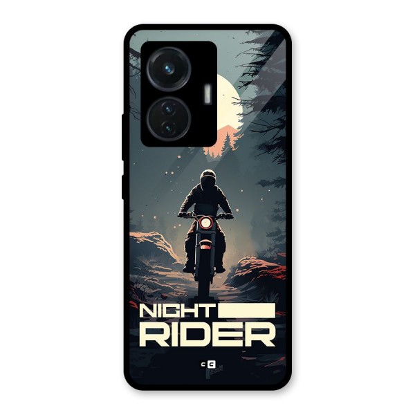 Night Rider Glass Back Case for iQOO Z6 44W