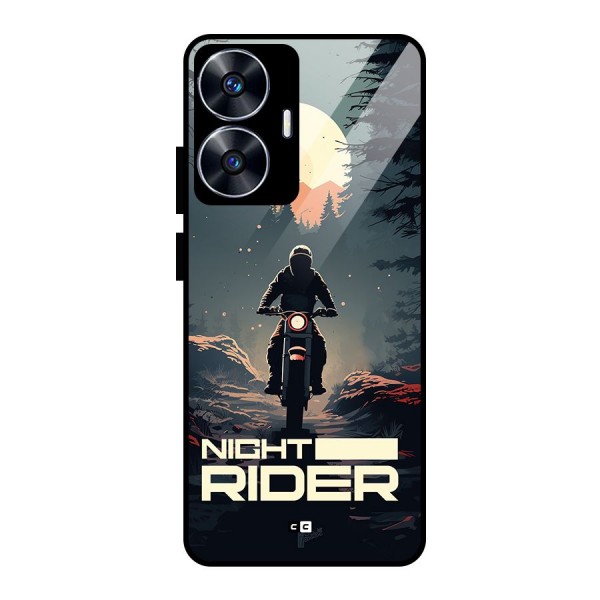 Night Rider Glass Back Case for realme C55