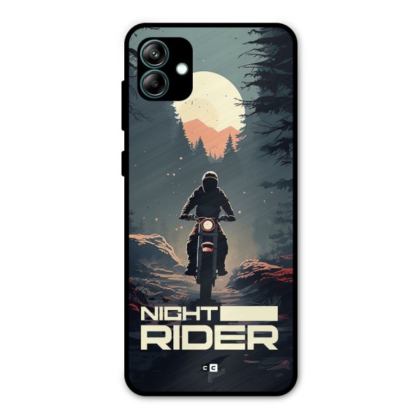 Night Rider Metal Back Case for Galaxy A04