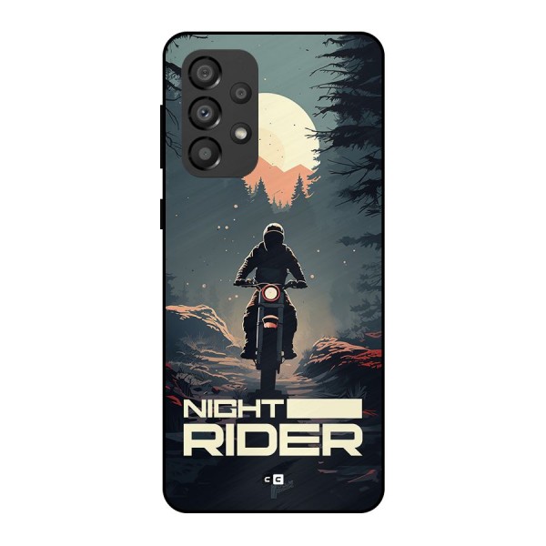 Night Rider Metal Back Case for Galaxy A33 5G