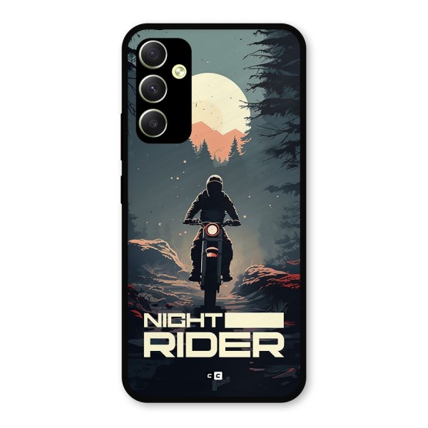 Night Rider Metal Back Case for Galaxy A34