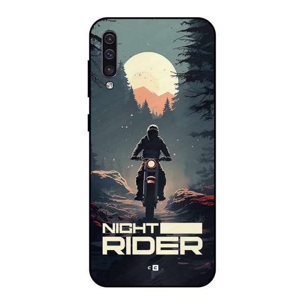 Night Rider Metal Back Case for Galaxy A50