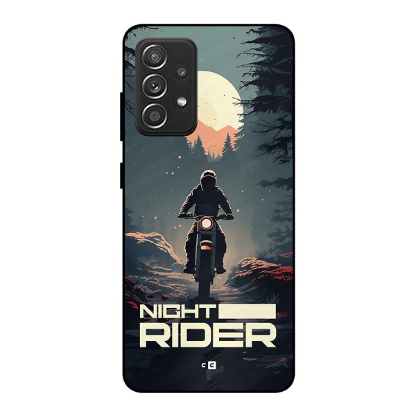 Night Rider Metal Back Case for Galaxy A52