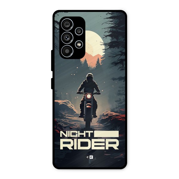 Night Rider Metal Back Case for Galaxy A53 5G