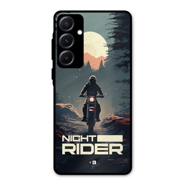 Night Rider Metal Back Case for Galaxy A55