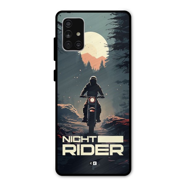 Night Rider Metal Back Case for Galaxy A71