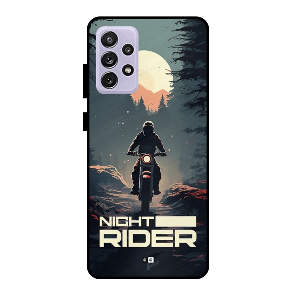 Night Rider Metal Back Case for Galaxy A72