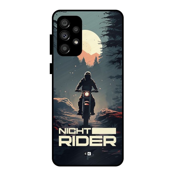 Night Rider Metal Back Case for Galaxy A73 5G