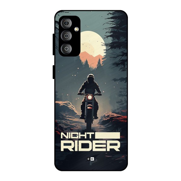 Night Rider Metal Back Case for Galaxy F23