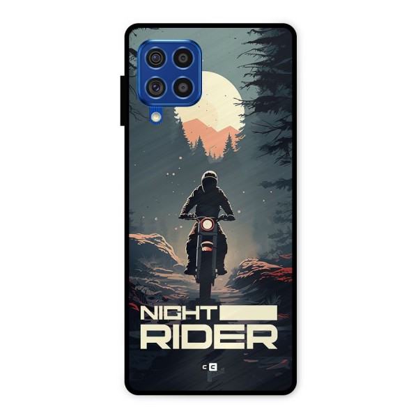 Night Rider Metal Back Case for Galaxy F62